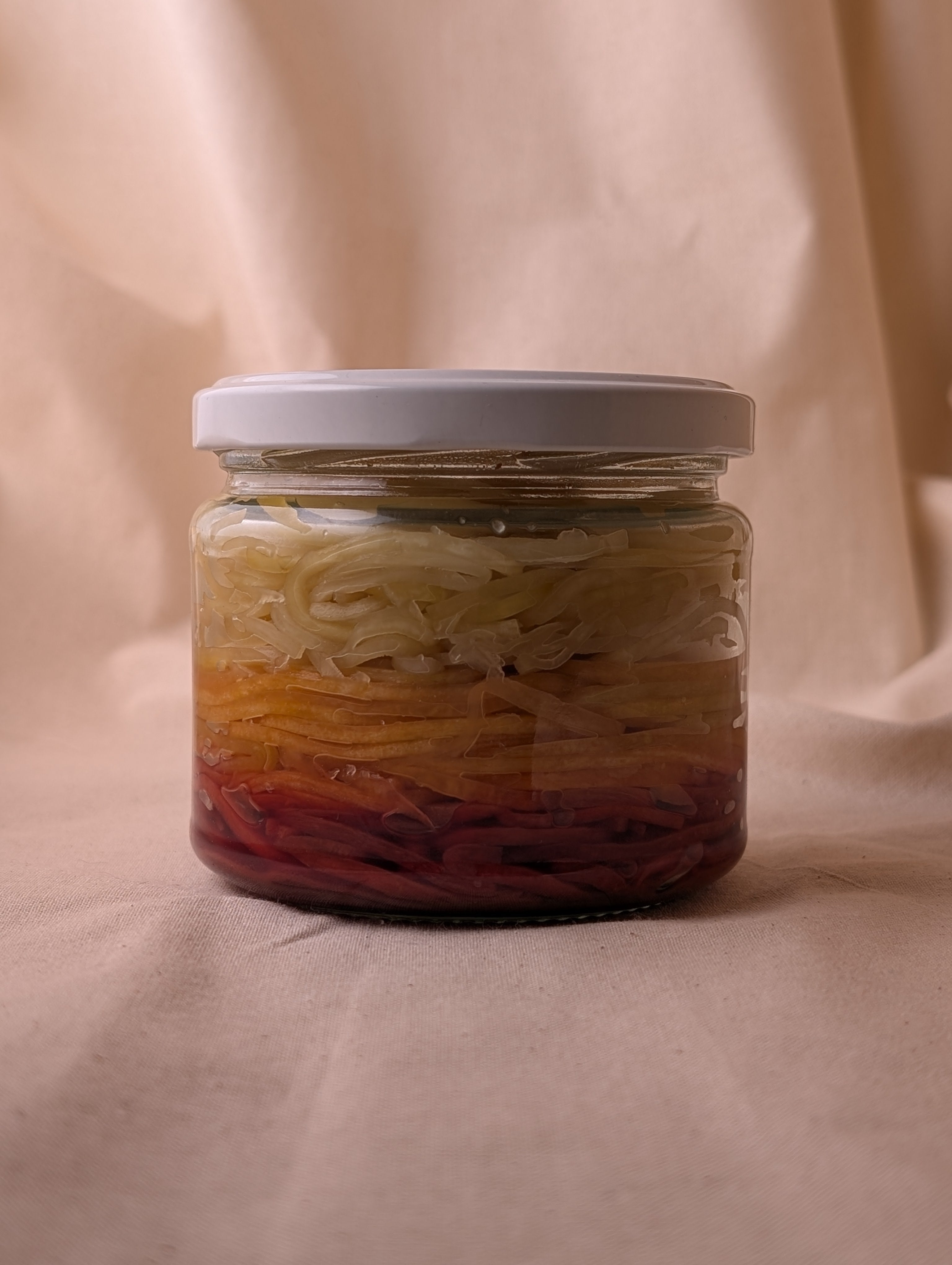 Rainbow Carrots with Apple, Fennel and Garlic