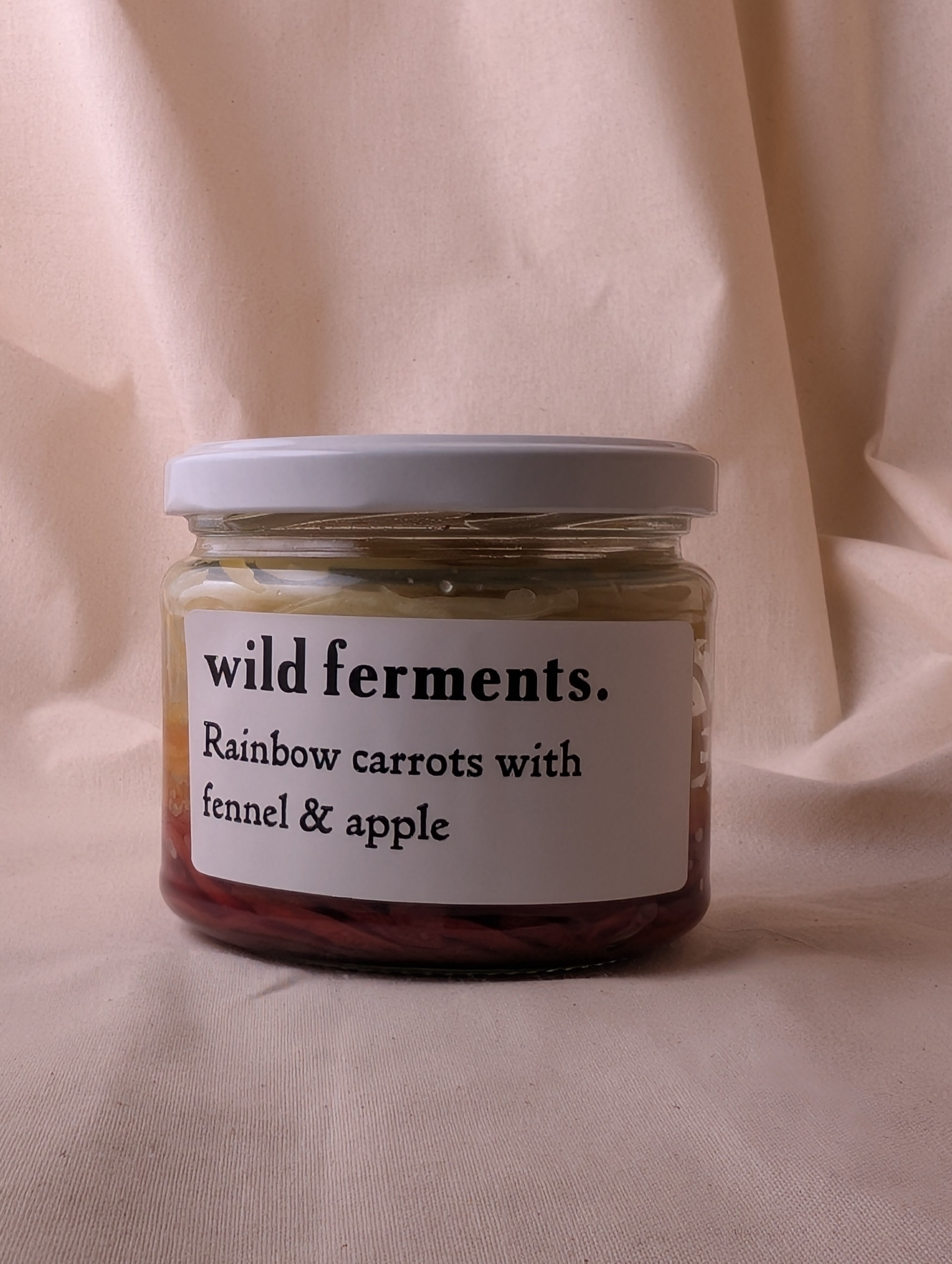 Rainbow Carrots with Apple, Fennel and Garlic